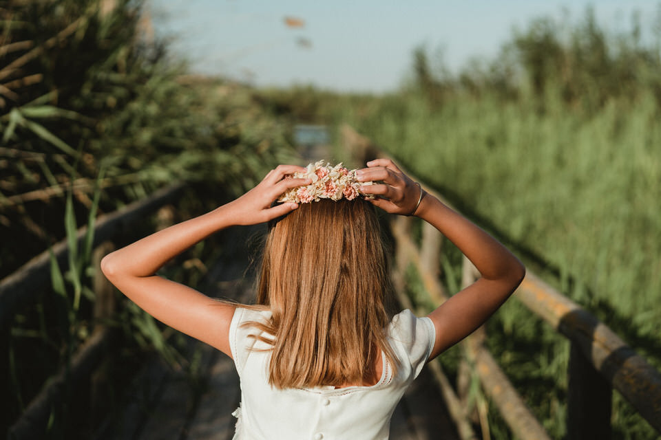 corona de flores